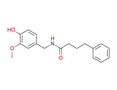 Molecular Structure of 105026-91-3 (N-(4-hydroxy-3-methoxybenzyl)-4-phenylbutanamide)