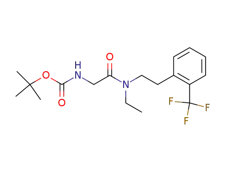 ({Ethyl-[2-(2-trifluoromethyl-phenyl)-ethyl]-carbamoyl}-methyl)-carbamic acid tert-butyl ester