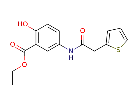 Ethyl 2-hydroxy-5-[2-(thiophen-2-yl)acetamido]benzoate
