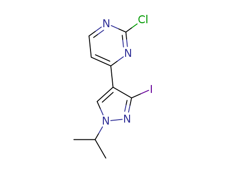 PyriMidine, 2-chloro-4-[3-iodo-1-(1-Methylethyl)-1H-pyrazol-4-yl]-
