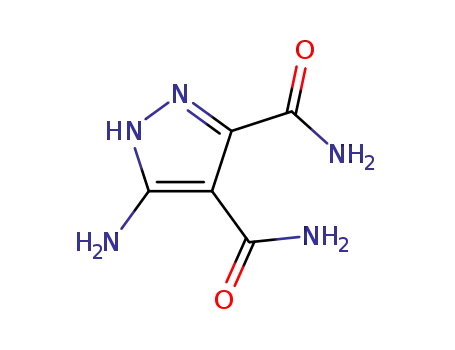 5-aminopyrazole-3,4-dicarboxamide