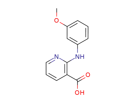 Molecular Structure of 57978-47-9 (2-(3-Methoxy-phenylamino)-nicotinic acid)