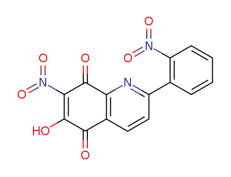 Molecular Structure of 102072-74-2 (sodium 7-nitro-2-(2-nitrophenyl)-5,6-dioxo-5,6-dihydroquinolin-8-olate)