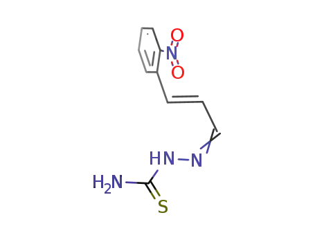 Molecular Structure of 841245-40-7 (Hydrazinecarbothioamide, 2-[(2E)-3-(2-nitrophenyl)-2-propenylidene]-)