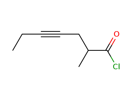 2-Methyl-hept-4-ynoyl chloride