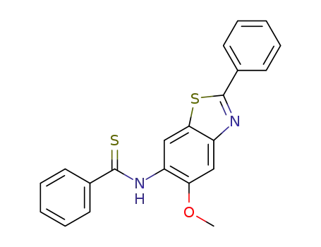 N-(5-methoxy-2-phenylbenzothiazol-6-yl)thiobenzamide
