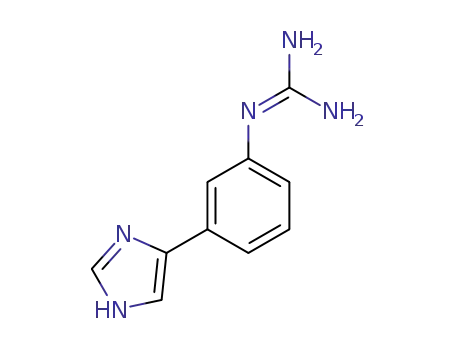 Molecular Structure of 88304-61-4 (Guanidine, [3-(1H-imidazol-4-yl)phenyl]-)