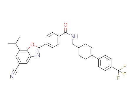 C<sub>32</sub>H<sub>28</sub>F<sub>3</sub>N<sub>3</sub>O<sub>2</sub>