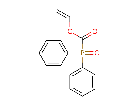 Molecular Structure of 1237132-78-3 (diphenylvinyloxycarbonylphosphinoxide)