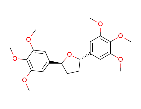 Molecular Structure of 99103-35-2 (2,5-bis(3,4,5-trimethoxyphenyl)tetrahydrofuran)