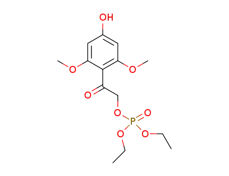 diethyl (2-(4-hydroxy-2,6-dimethoxyphenyl)-2-oxoethyl)phosphate