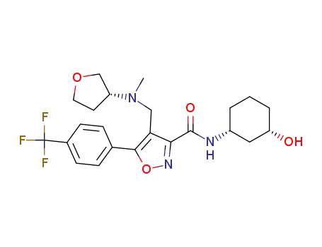 C<sub>23</sub>H<sub>28</sub>F<sub>3</sub>N<sub>3</sub>O<sub>4</sub>