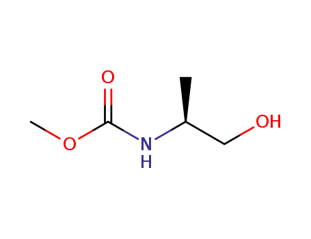 Molecular Structure of 14568-46-8 ((S)-methyl 1-hydroxypropan-2-ylcarbamate)