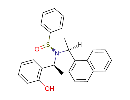 N-<(S)-1-(o-hydroxyphenyl)ethyl>-N-<(S)-1-α-naphthylethyl> (S<sup>S</sup>)-phenylsulfinamide