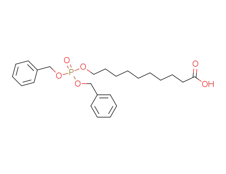 10-bisbenzyloxyphosphinoyloxydecanoic acid