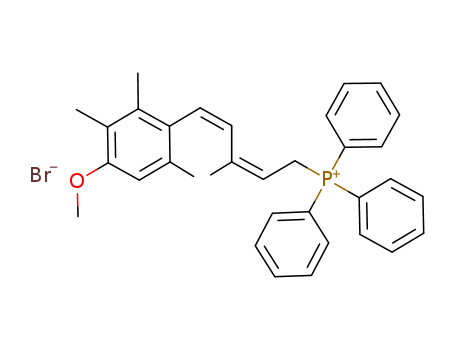 5 - (4 - methoxy -,3,6 - three methyl phenyl) 2-3 - methyl - 2, 4 - pentadiene - 1 - triphenylphosphine bromide
