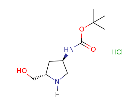 tert-Butyl ((3r,5s)-5-(hydroxymethyl)pyrrolidin-3-yl)carbamate hydrochloride