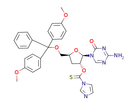 Imidazole-1-carbothioic acid O-{(2R,3R,5S)-2-(4-amino-2-oxo-2H-[1,3,5]triazin-1-yl)-5-[bis-(4-methoxy-phenyl)-phenyl-methoxymethyl]-tetrahydro-furan-3-yl} ester