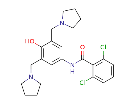 Benzamide,
2,6-dichloro-N-[4-hydroxy-3,5-bis(1-pyrrolidinylmethyl)phenyl]-