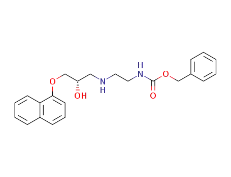 (S)-benzyl 2-(2-hydroxy-3-(naphthylen-1-yloxy)propylamino)ethylcarbamate
