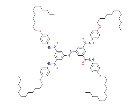 (E)-tetrakis(4-dodecyloxyphenyl) 5,5'-(diazene-1,2-diyl)diisophthalamide