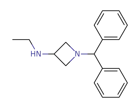 Molecular Structure of 147293-66-1 (1-benzhydryl-N-ethylazetidin-3-aMine)