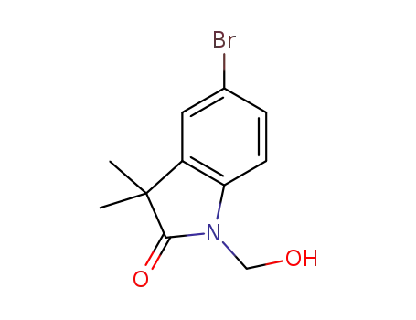 5-bromo-1-(hydroxymethyl)-3,3-dimethylindolin-2-one