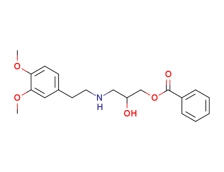 1,2-Propanediol, 3-[[2-(3,4-dimethoxyphenyl)ethyl]amino]-, 1-benzoate