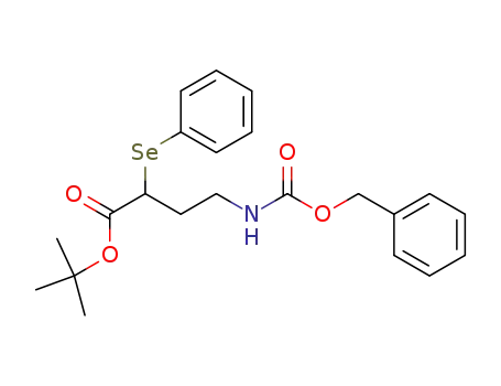 tert-butyl 4-<(benzyoxycarbonyl)amino>-2-(phenylseleno)butanoate