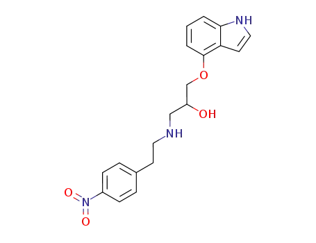 1-(1H-Indol-4-yloxy)-3-[2-(4-nitro-phenyl)-ethylamino]-propan-2-ol