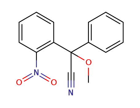 α-methoxy-α-(2-nitrophenyl)-α-phenylacetonitrile