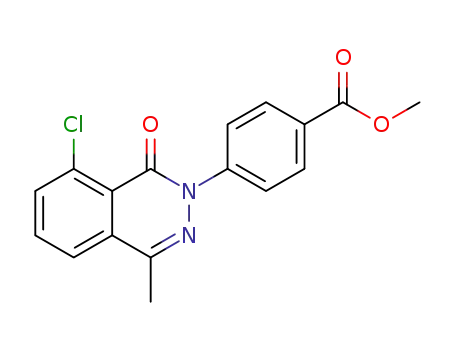 methyl 4-(8-chloro-4-methyl-1-oxophthalazin-2(1H)-yl)benzoate