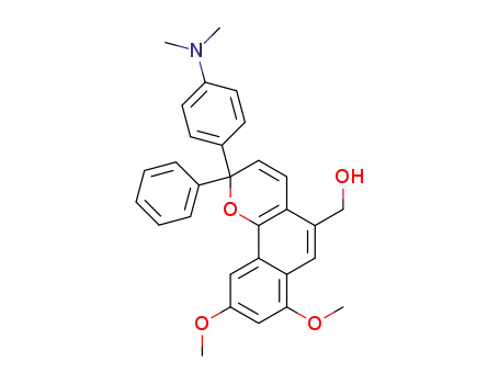2-phenyl-2-(4-dimethylaminophenyl)-5-hydroxymethyl-7,9-dimethoxy-2H-naphtho[1,2-b]pyran