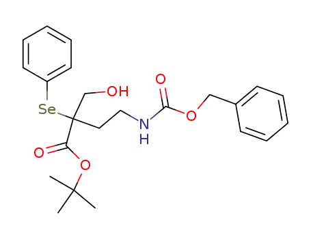 tert-butyl 4-<(benzyoxycarbonyl)amino>-2-(hydroxymethyl)-2-(phenylseleno)butanoate