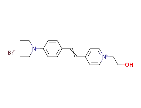 Pyridinium, 4-[2-[4-(diethylamino)phenyl]ethenyl]-1-(2-hydroxyethyl)-, bromide