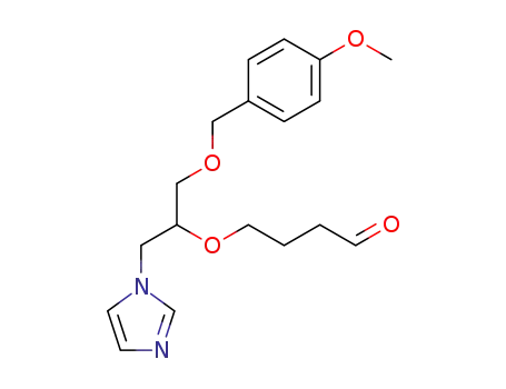 4-<2-(1H-imidazol-1-yl)-1-<<(4-methoxyphenyl)methoxy>methyl>ethoxy>butanal