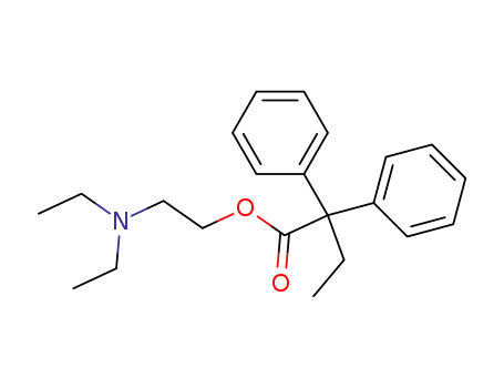 2,2-diphenyl-butyric acid-(2-diethylamino-ethyl ester)