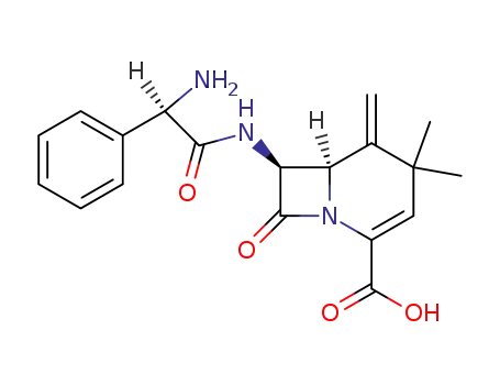 (6R(S),7S(R))-1-methylene-2,2-dimethyl-7-<(R)-α-aminophenylacetamido>-1-carbacephem-4-carboxylic acid