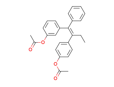 (Z)-1-(3-acetoxyphenyl)-1-phenyl-2-(4-acetoxyphenyl)-but-1-ene