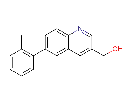 (6-o-tolylquinolin-3-yl)methanol