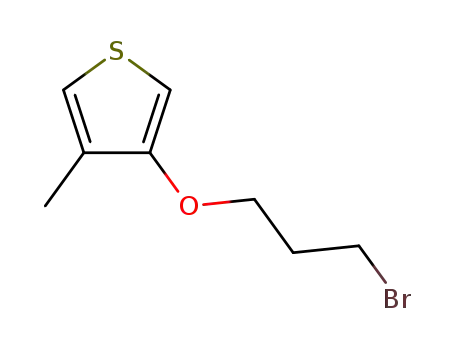 Molecular Structure of 514195-85-8 (Thiophene, 3-(3-bromopropoxy)-4-methyl-)