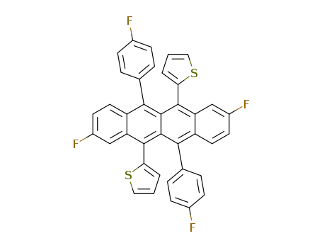 2,8-difluoro-5,11-bis(4-fluorophenyl)-6,12-dithien-2-yltetracene