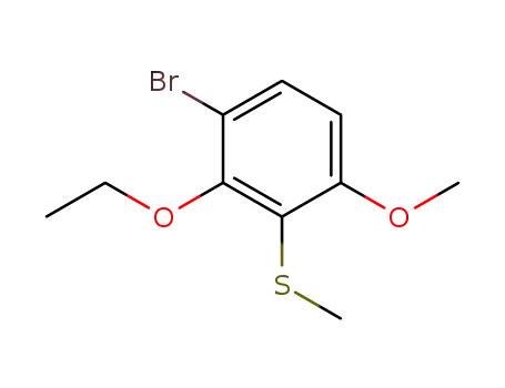 Benzene, 1-bromo-2-ethoxy-4-methoxy-3-(methylthio)-