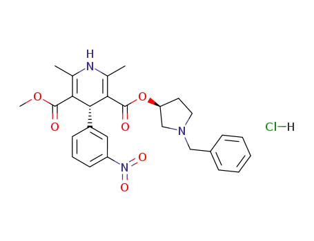 Molecular Structure of 104757-54-2 (barnidipine hydrochloride)