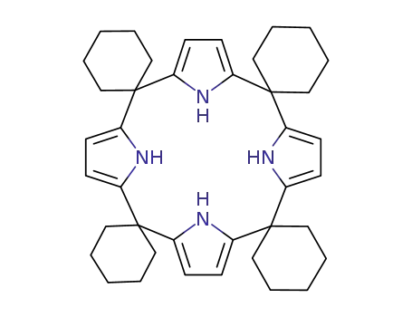 Molecular Structure of 35320-70-8 (TETRAKIS(SPIROCYCLOHEXANE)CALIX(4)PYRROLE)