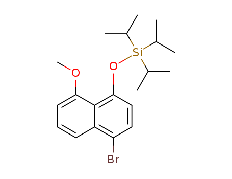 (4-broMo-8-Methoxynaphthalen-1-yloxy)triisopropylsilane  Cas no.1319715-16-6 98%