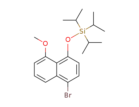 (4-broMo-8-Methoxynaphthalen-1-yloxy)triisopropylsilane