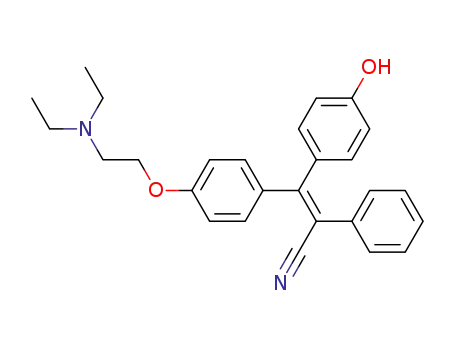 Benzeneacetonitrile,
a-[[4-[2-(diethylamino)ethoxy]phenyl](4-hydroxyphenyl)methylene]-, (Z)-