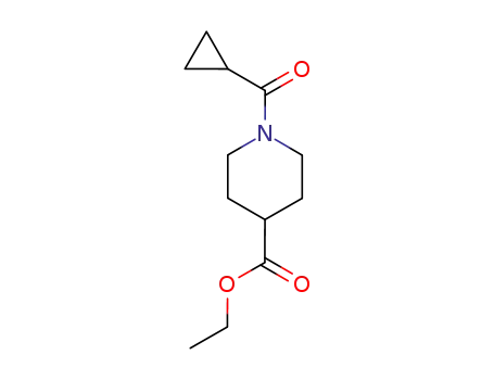 1-cyclopropylformyl-4-piperidine carboxylic acidethyl ester