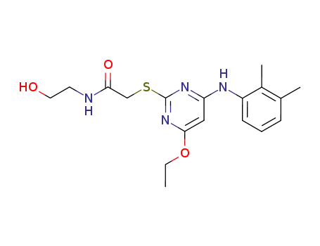 ({4-ethoxy-6-[(2,3-dimethylphenyl)amino]-2-pyrimidinyl}thio)-N-(2-hydroxyethyl)acetamide